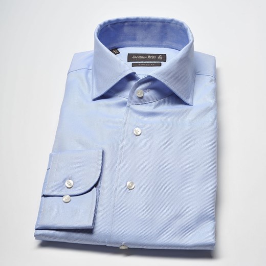 Niebieska koszula męska Jacques Britt - tylko rozmiar 41 custom fit