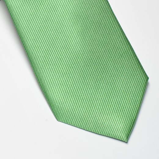 Zielony krawat jedwabny