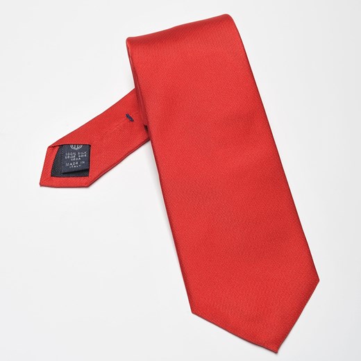 Elegancki czerwony krawat jedwabny Profuomo Originale