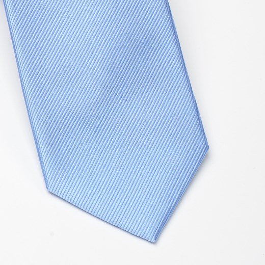 Błękitny krawat jedwabny