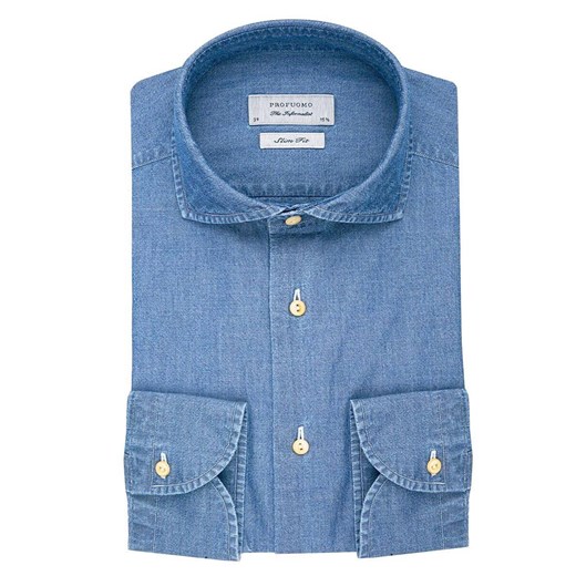 Jeansowa koszula Profuomo Informalist w kolorze niebieskim