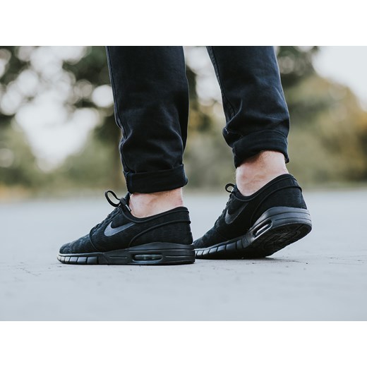 Buty męskie sneakersy Nike Stefan Janoski Max 631303 003 czarny Nike 41 sneakerstudio.pl promocyjna cena 