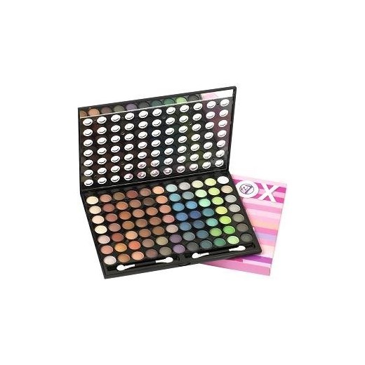W7 PAINTBOX EKSKLUZYWNA PALETA CIENI 77 KOLORÓW szary W7 Nocanka Drogeria Internetowa
