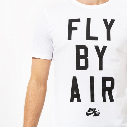 NIKE T-SHIRT AIR FLY BY TEE bialy Nike L Sizeer