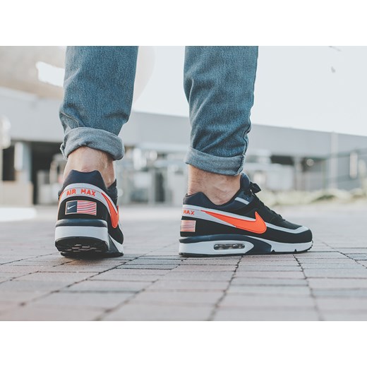 Buty męskie sneakersy Nike Air Max BW Premium USA "Olympic Pack" 819523 064 Nike niebieski 43 okazja sneakerstudio.pl