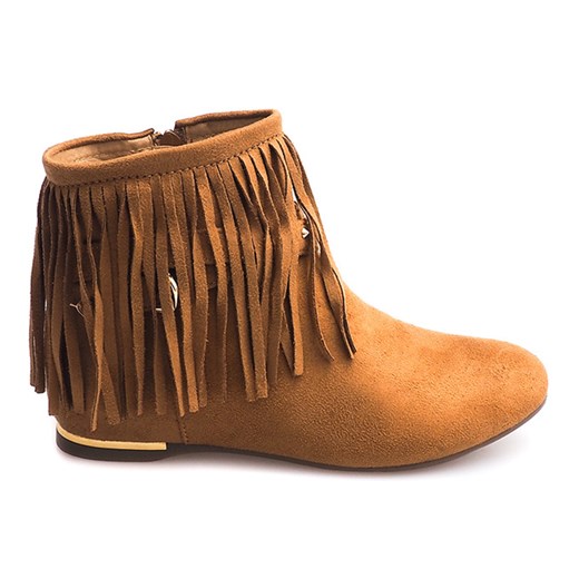 BOTKI BOHO FRĘDZLE F155 CAMEL 41 gemre