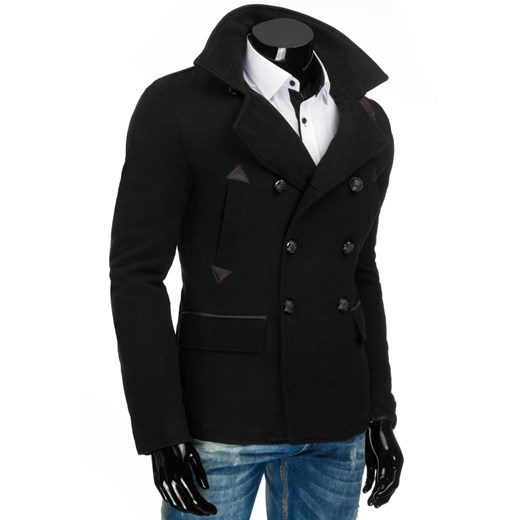 Płaszcz męski czarny (cx0322)   3XL DSTREET
