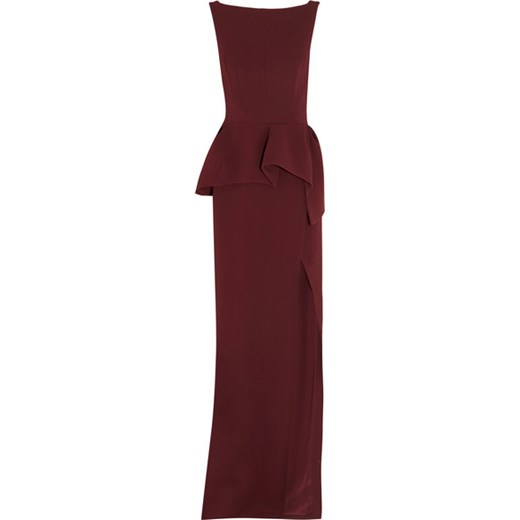 Stretch-crepe peplum gown Balenciaga   NET-A-PORTER