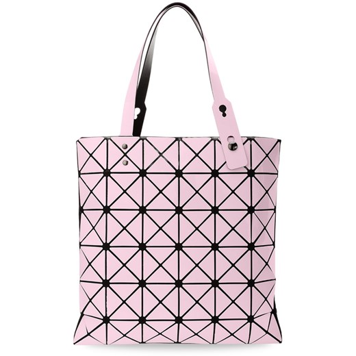 Torebka damska shopper bag geometryczne wzory 3d must have -  pudrowy róż