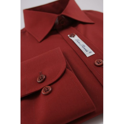 Koszula wizytowa Pietro Monnti KSDWPM0029 jegoszafa-pl czerwony taliowana
