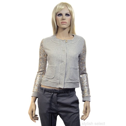 markowa odziez IMPERIAL marynarka rękawy wyszywane cekinami stylishselect  klasyczny