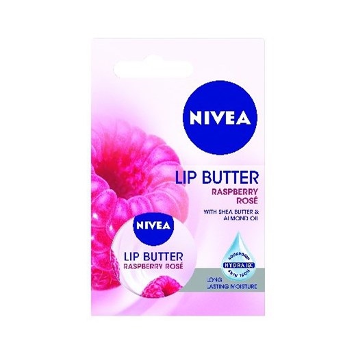 Nivea Lip Butter Balsam do ust Raspberry Rose  16.7g rozowy Nivea  ezebra.pl