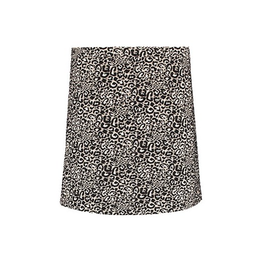 Jacquard Leopard Mini Skirt szary   tkmaxx