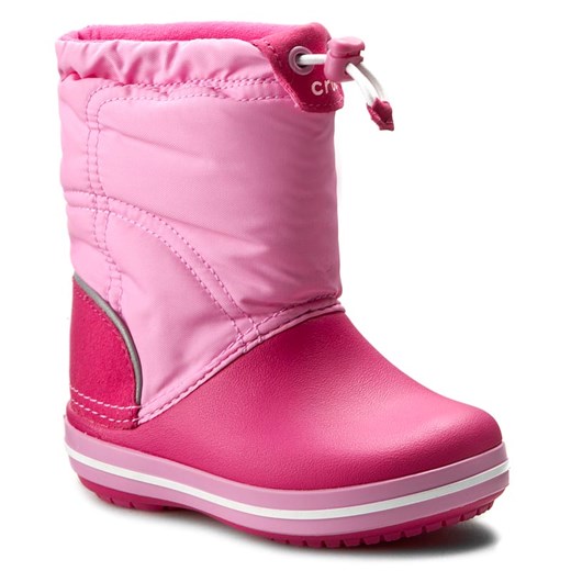 Kozaki CROCS - Crocband Lodgepoint Boot K 203509 Candy Pink/Party Pink Crocs  23.5 eobuwie.pl