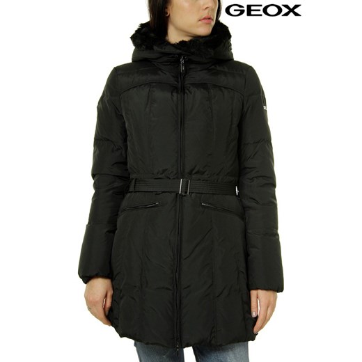 GEOX W1325B WOMAN DOWN JACKET BLACK riccardo  elastan