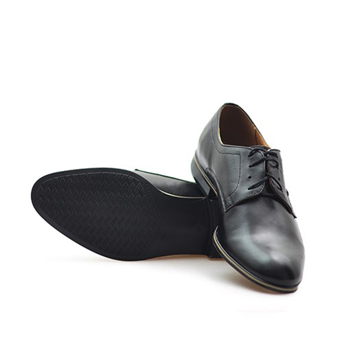 Pantofle męskie Agda 533 Czarne lico Agda czarny  Arturo-obuwie