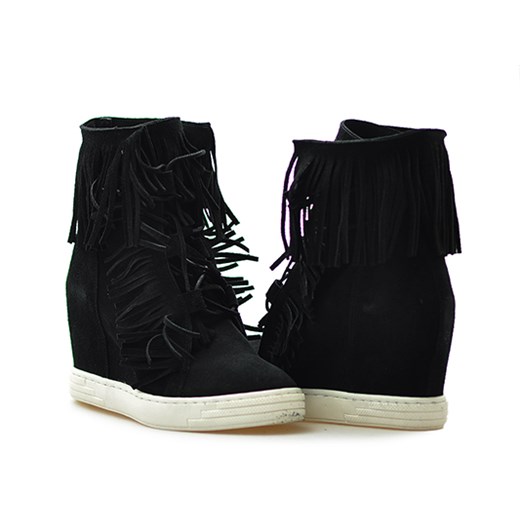 Sneakersy Chebello T323/320 Czarne zamszowe czarny Chebello  Arturo-obuwie