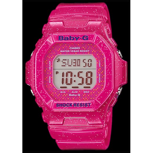 Zegarek damski Casio BABY-G BG-5600GL-4ER + PUDEŁKO Casio rozowy  alleTime.pl