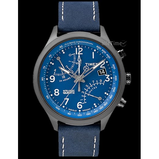 Zegarek męski Timex Chronographs T2P380 Timex niebieski alleTime.pl