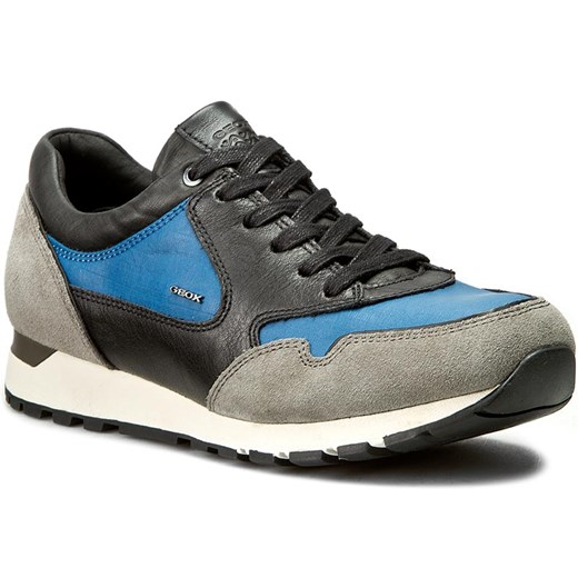 Sneakersy GEOX - U Emildon B U641RB 085CQ C9B4D Black/Azure Geox 43 eobuwie.pl