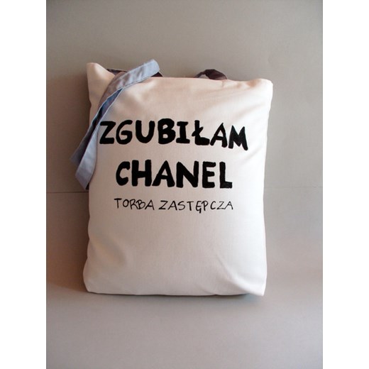 Torba z ręcznie wykonanym rysunkiemnapisem na DaWanda.pl