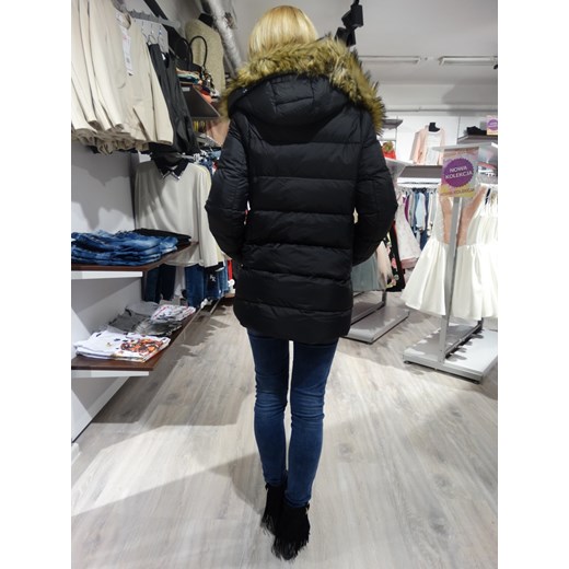 Kurtka MF 02B czarna - CZARNY czarny Missfofo Fashion 36 EllaButik.pl