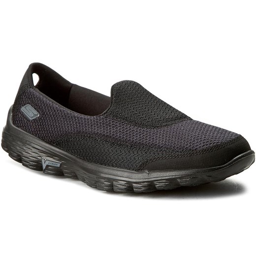 Półbuty SKECHERS - Go Walk 2 13590/BBK Black Skechers szary 39 eobuwie.pl