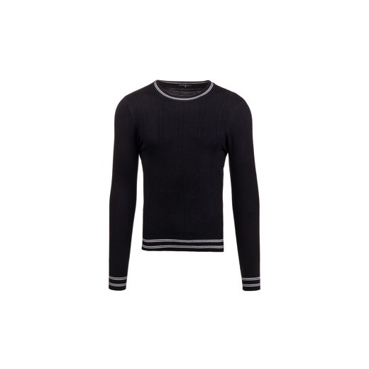 Czarny sweter męski Denley 111