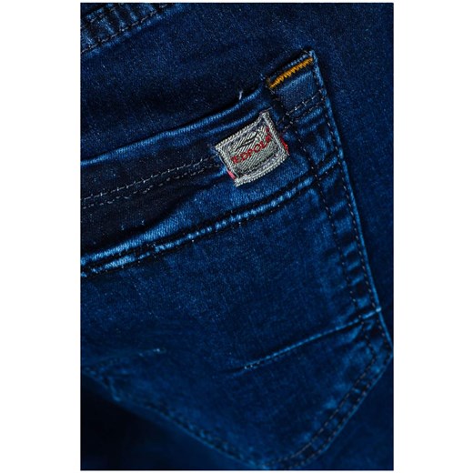 Granatowe spodnie jeansowe joggery męskie Denley 608