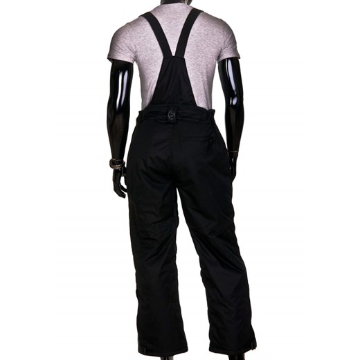 Czarne spodnie narciarskie męskie Denley QT802