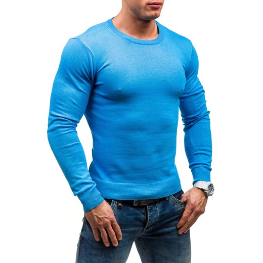Błękitny sweter męski Denley 1804