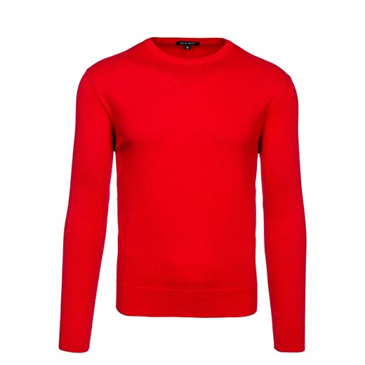 Czerwony sweter męski Denley 9020