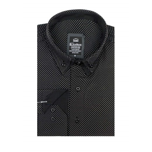 Koszula męska BLACK ROCK 3535 czarna Denley.pl w Domodi Koszula męska BLACK ROCK 3535 czarna CZARNY Ceny i