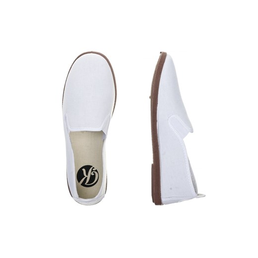 Białe buty męskie SLIP-ON Denley 0201