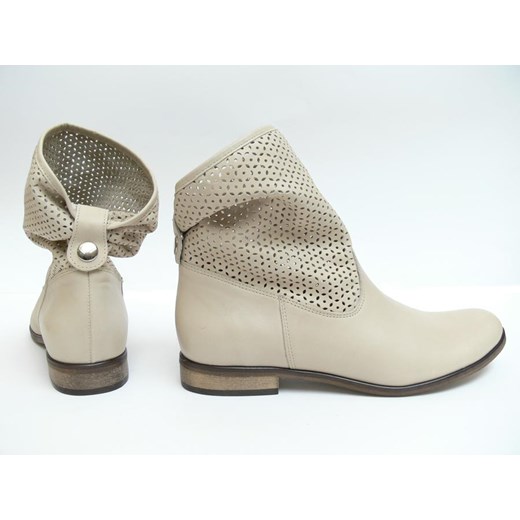 Botki Fabio Fabrizi 198 jasny beż buty-fabio-fabrizi bezowy Botki