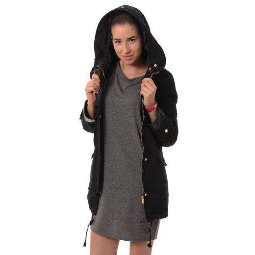 Damska parka 2w1 czarna