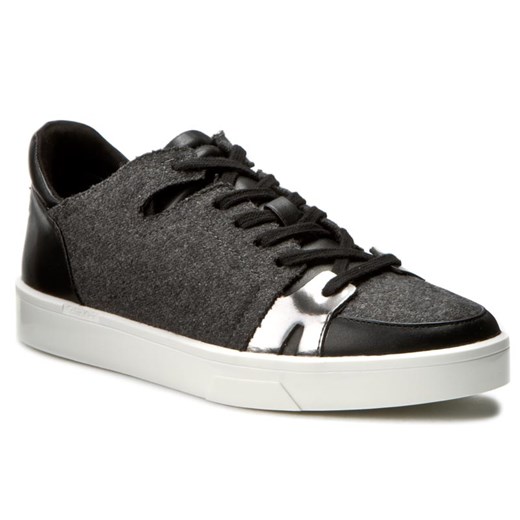 Sneakersy CALVIN KLEIN BLACK LABEL - Imanna E2620 Charcoal/Anthracite Calvin Klein Black Label szary 38 eobuwie.pl