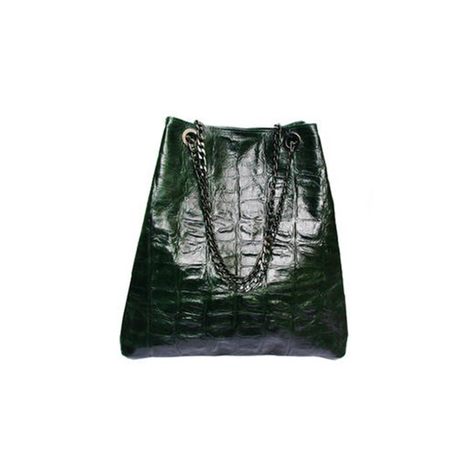 Shopper Bag Krokodyl zielony - ETUI VINTAGE Etui Vintage czarny  Etui-vintage