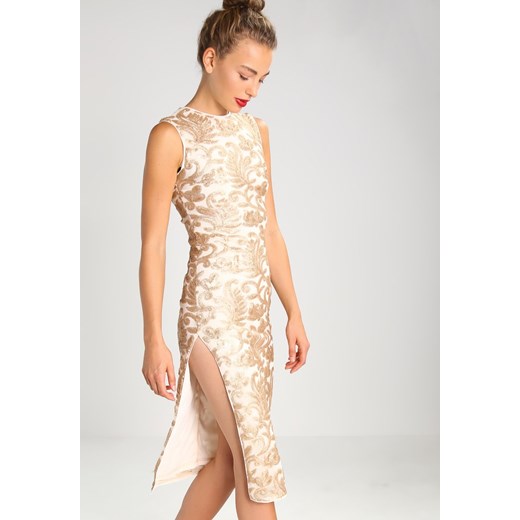 TFNC RENOIR Sukienka koktajlowa gold/nude Tfnc 34 Zalando