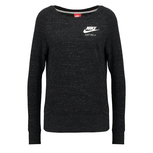 Nike Sportswear GYM VINTAGE Bluza noir / blanc Nike Sportswear L Zalando