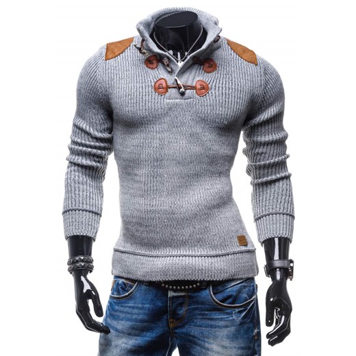 Szary sweter męski Bolf 618