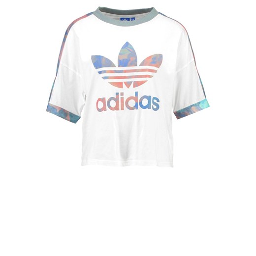 adidas Originals CAMO  Tshirt z nadrukiem white bialy Adidas Originals 36 Zalando