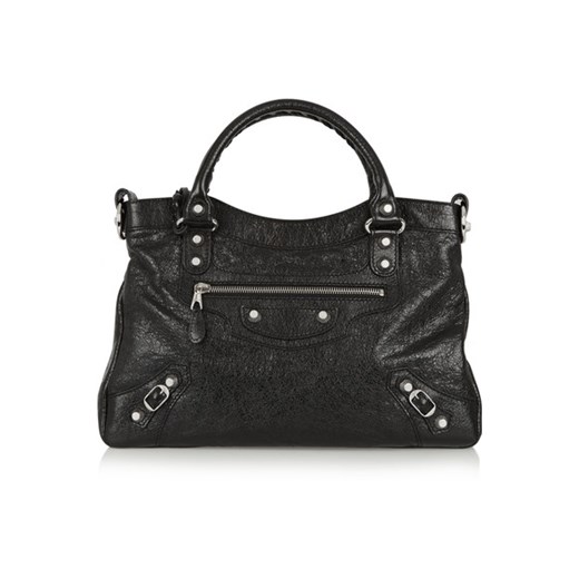 Town textured-leather tote