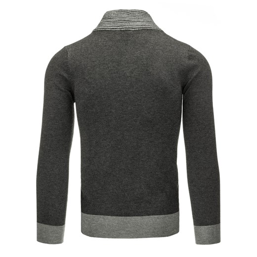 Sweter męski antracytowy (wx0770)   L DSTREET