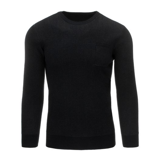 Sweter męski czarny (wx0785)   3XL DSTREET