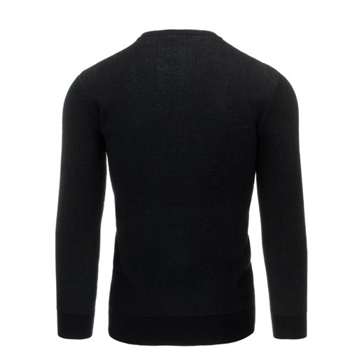 Sweter męski czarny (wx0785)   XXL DSTREET