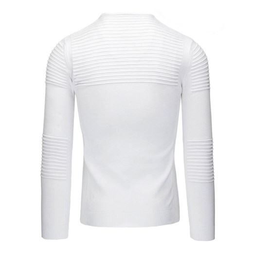 Sweter męski biały (wx0806)   L DSTREET