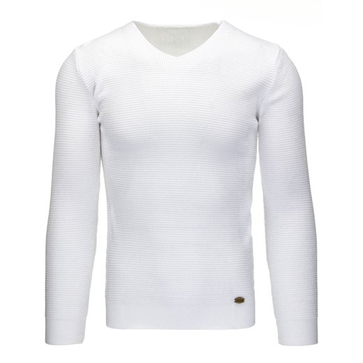 Sweter męski biały (wx0805)   XL DSTREET