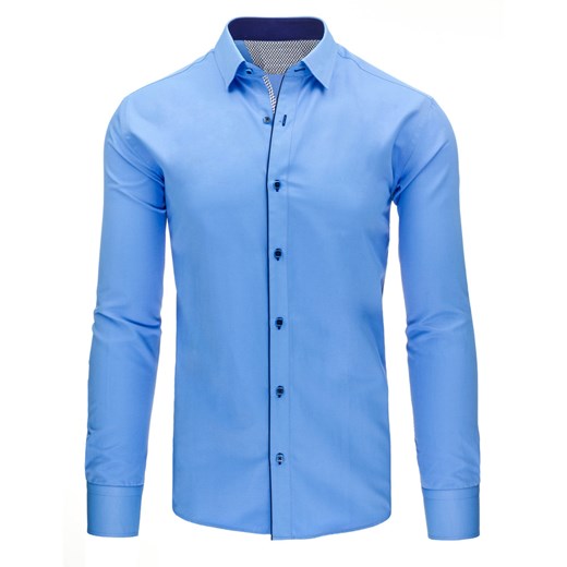 Koszula męska niebieska (dx1109)   L DSTREET