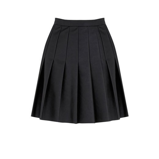 FAUX LEATHER SKIRT - Black 